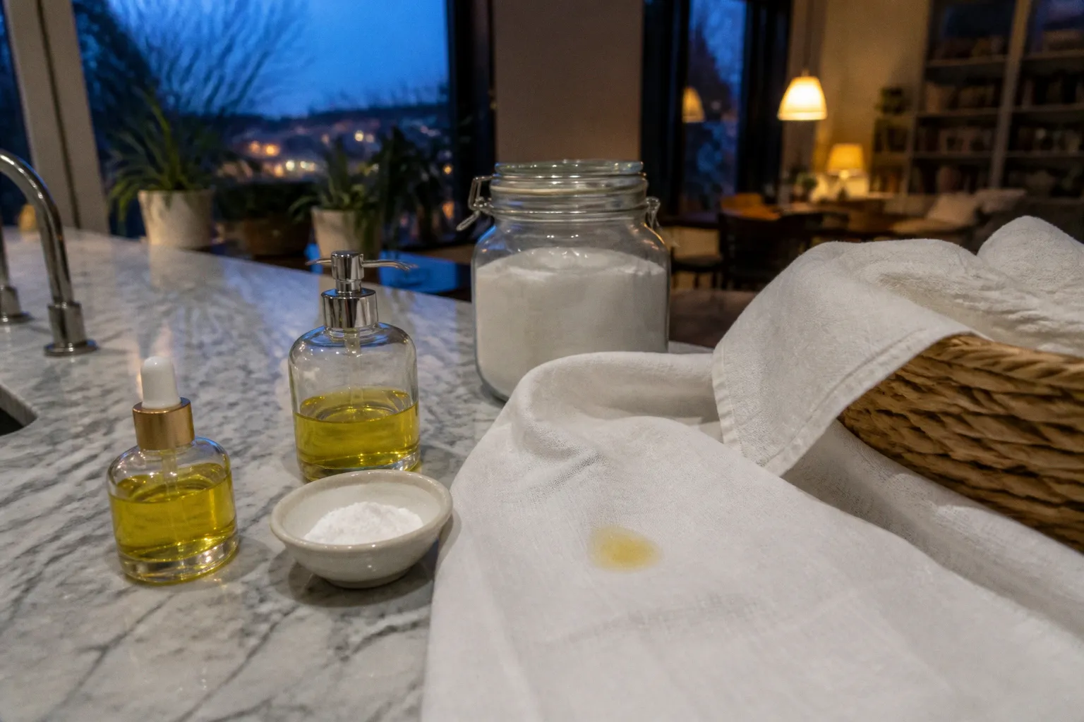 Does body oil stain clothes after application?