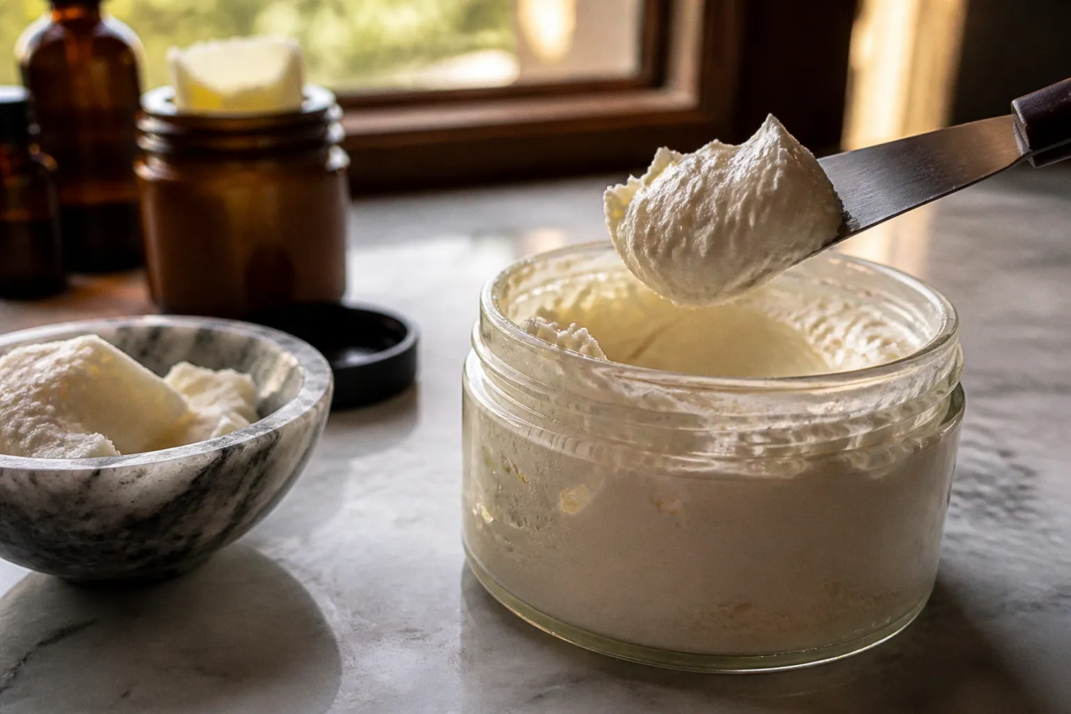 Melted whipped body butter: how to fix the texture