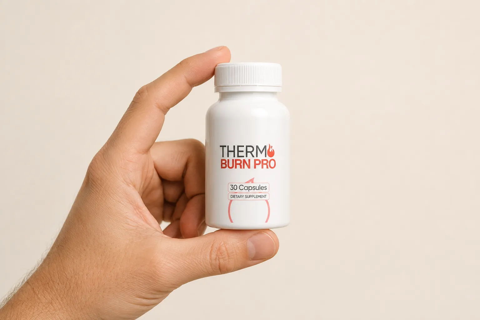 Thermo Burn Pro — the package held in a hand