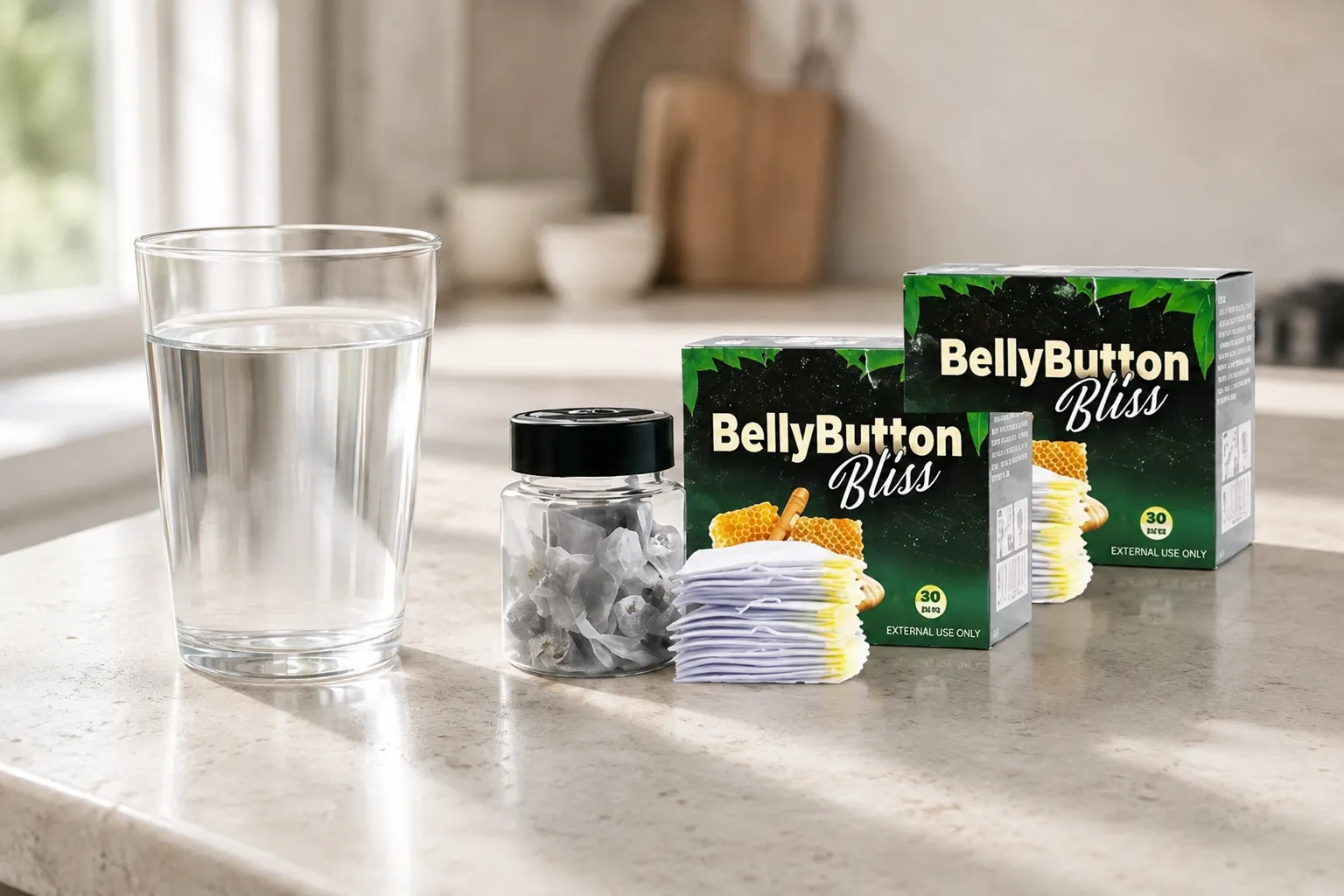 Belly Button Bliss — the package in everyday use