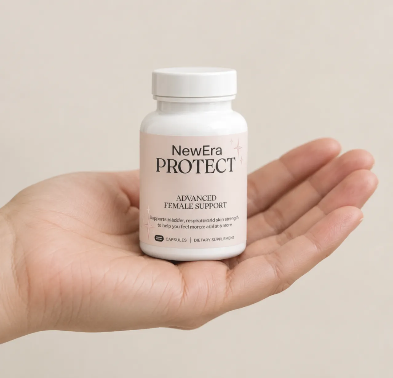 NewEra Protect — the package held in a hand