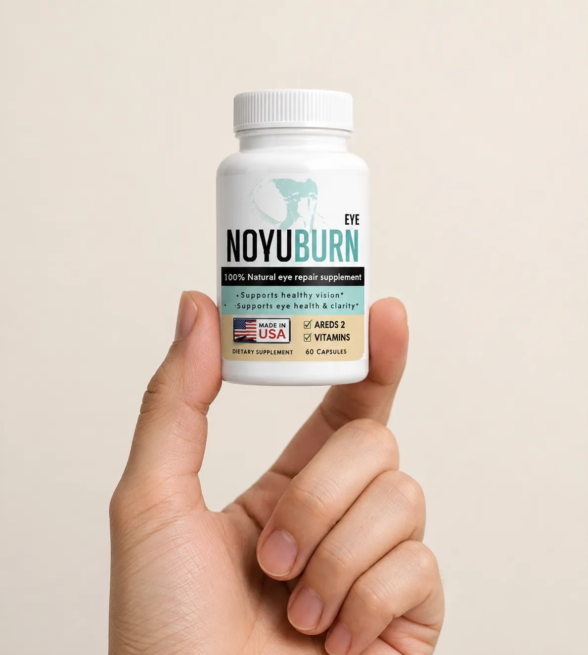 NovuBurn — the package held in a hand