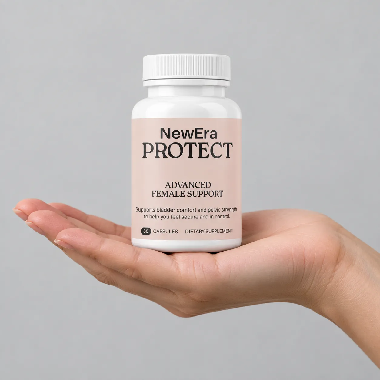 New Era Protect — the package held in a hand