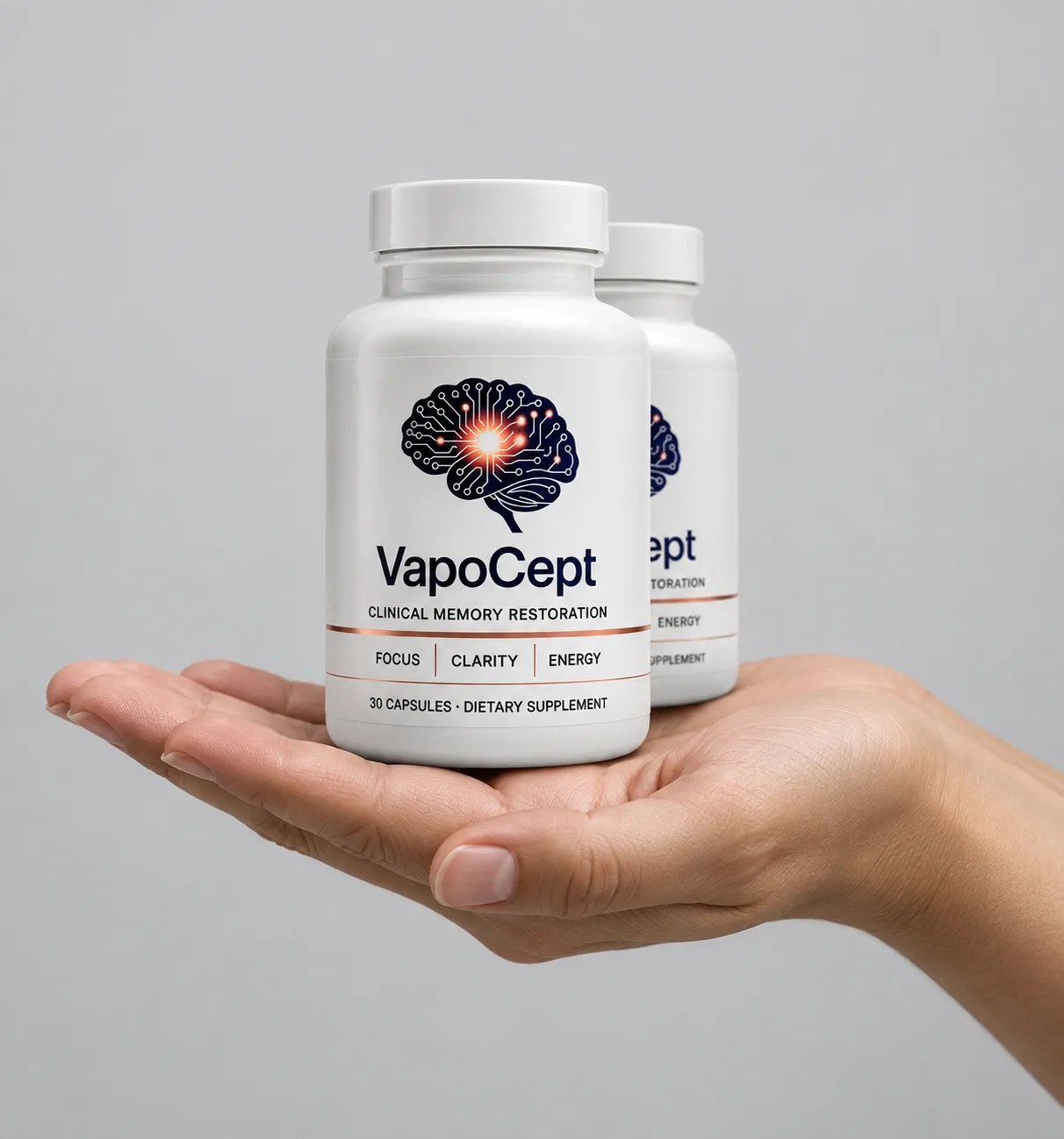 VapoCept — the package held in a hand