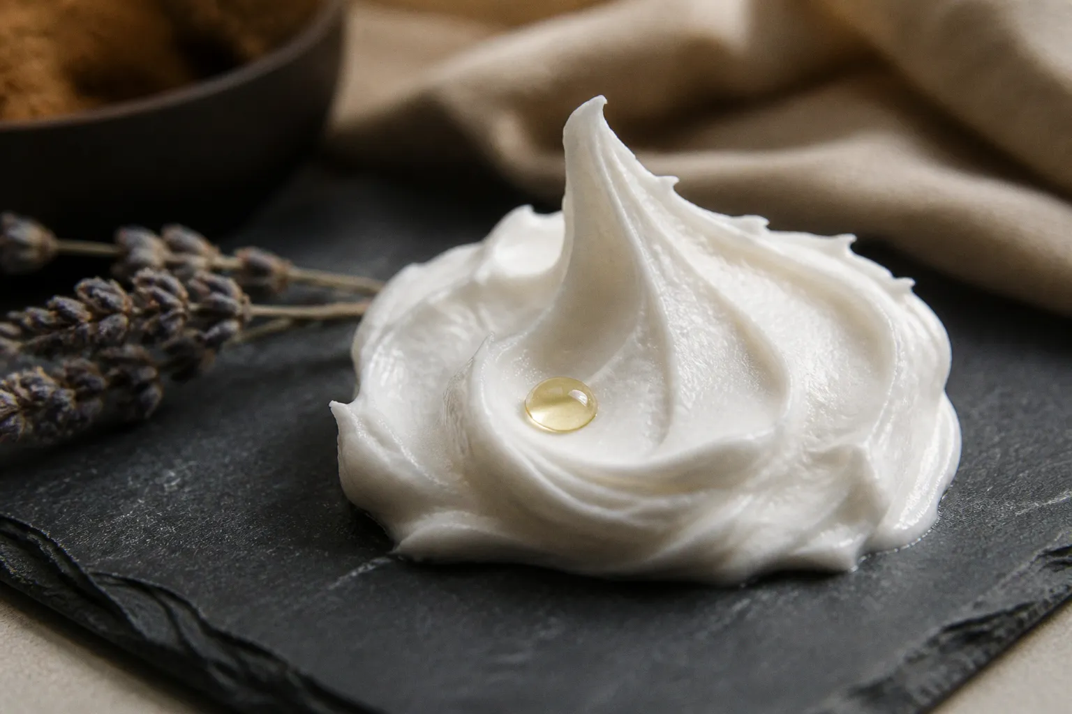 Skin barrier repair stages with whipped body butter