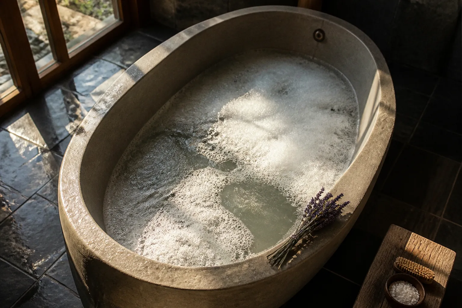 Stress relief bath: your four-stage relaxation route